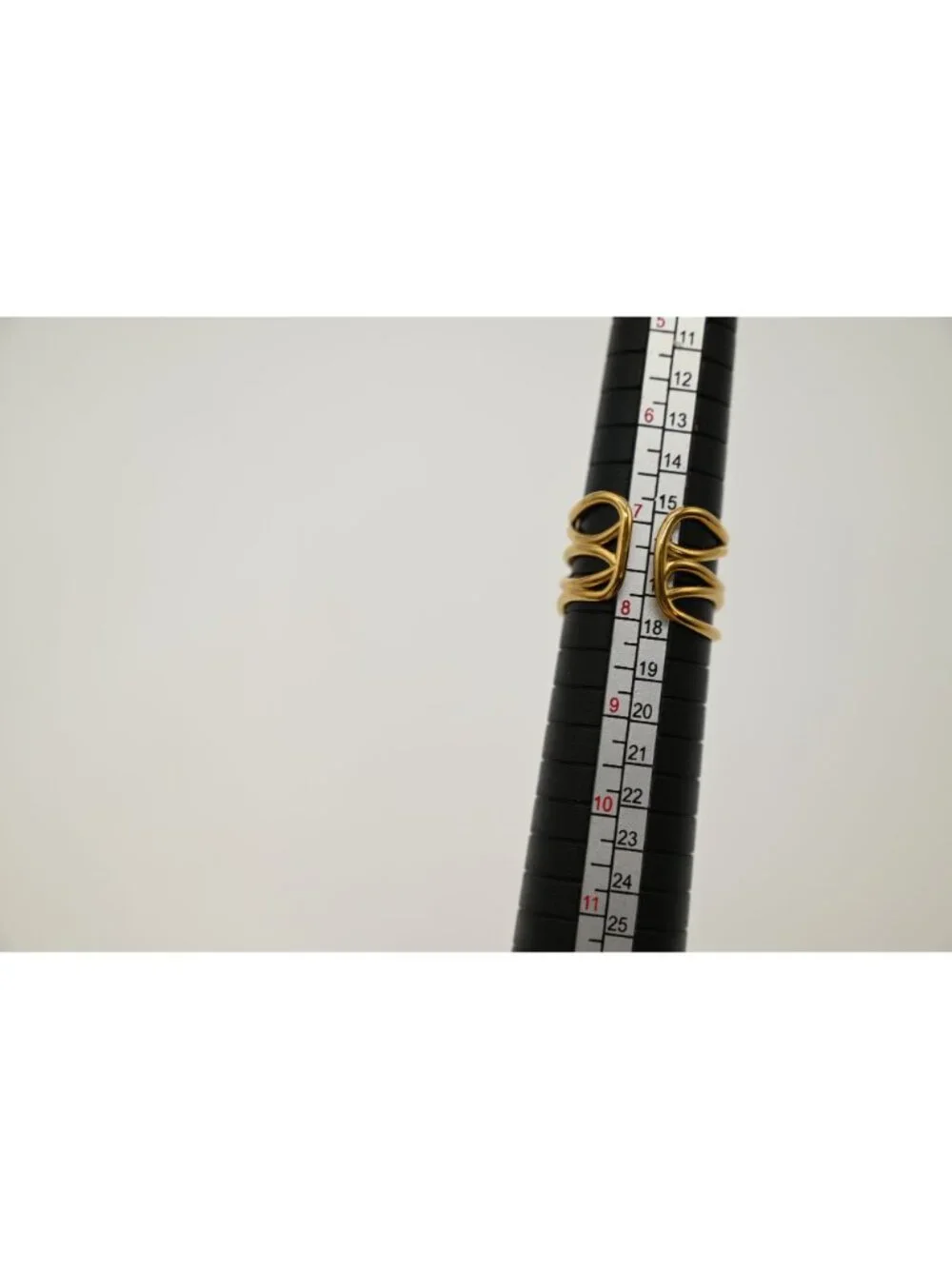 NWOT Josslyn 18K Stainless Steel Tarnish Free Rings Gold Tone Minimalist Jewelry